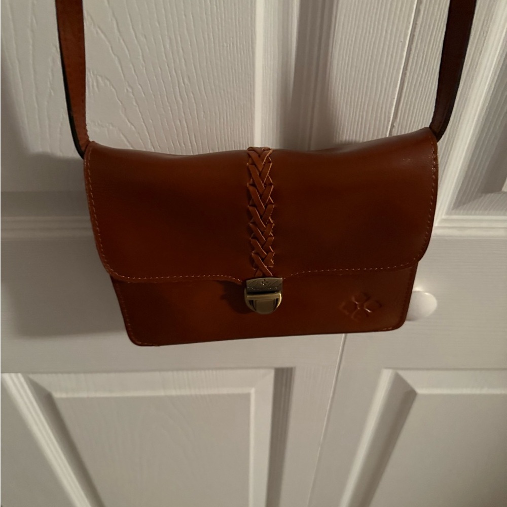 Patricia Nash Brown Leather Crossbody Bag